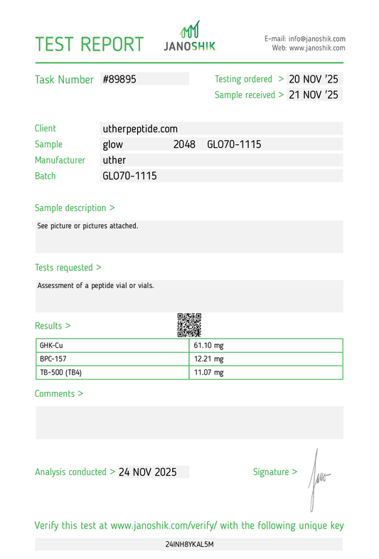 Klowstack BPC, GHK, TB500, KPV