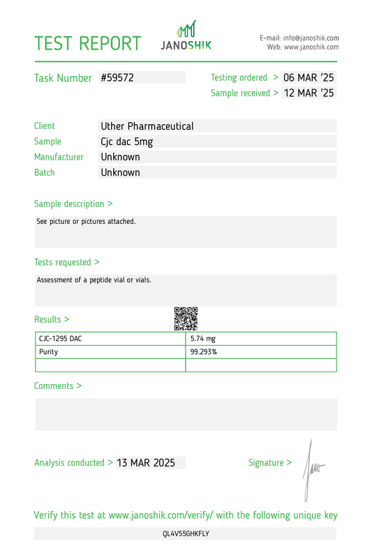 CJC-1295 10mg (Med DAC)